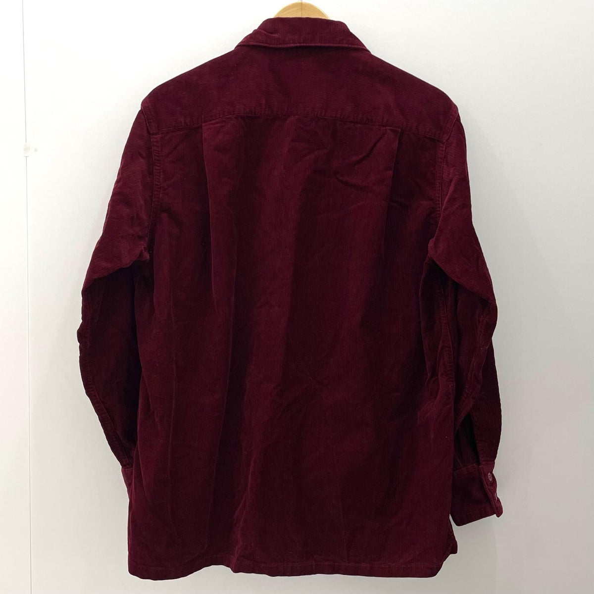 【中古】VINTAGE | ビンテージ　40S-50S 長袖コーデュロイシャツ ボルドー/バーガンディー【尾張小牧店】