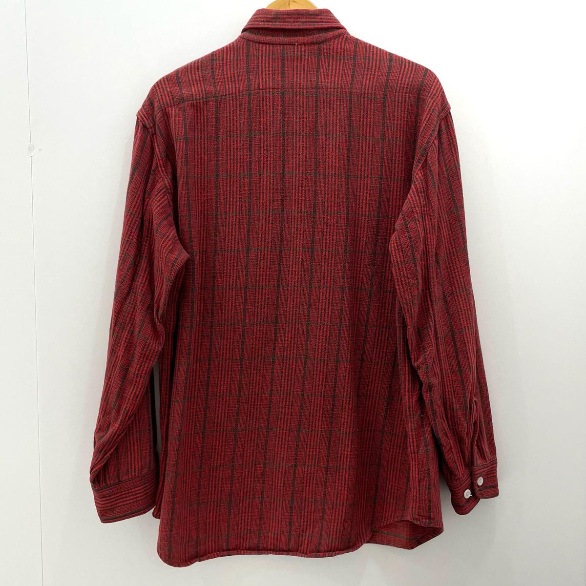 【中古】VINTAGE | ビンテージ　PENNEY'S チェック柄長袖シャツ ヘビーネルシャツ/CPOシャツ　レッド×ブラック サイズ：L【尾張小牧店】