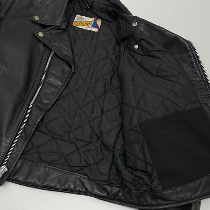 【中古】schott | ショット 118/カウハイド ライダースジャケット ブラック サイズ：40【尾張小牧店】