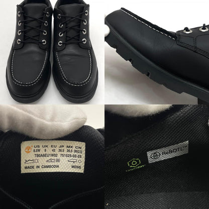 【中古】Timberland | ティンバーランド BASIC SINGLE MOC TOE OX WP/ベーシック シングル モック トゥ オックス トレッキングブーツ ブラック 26.5cm【尾張小牧店】