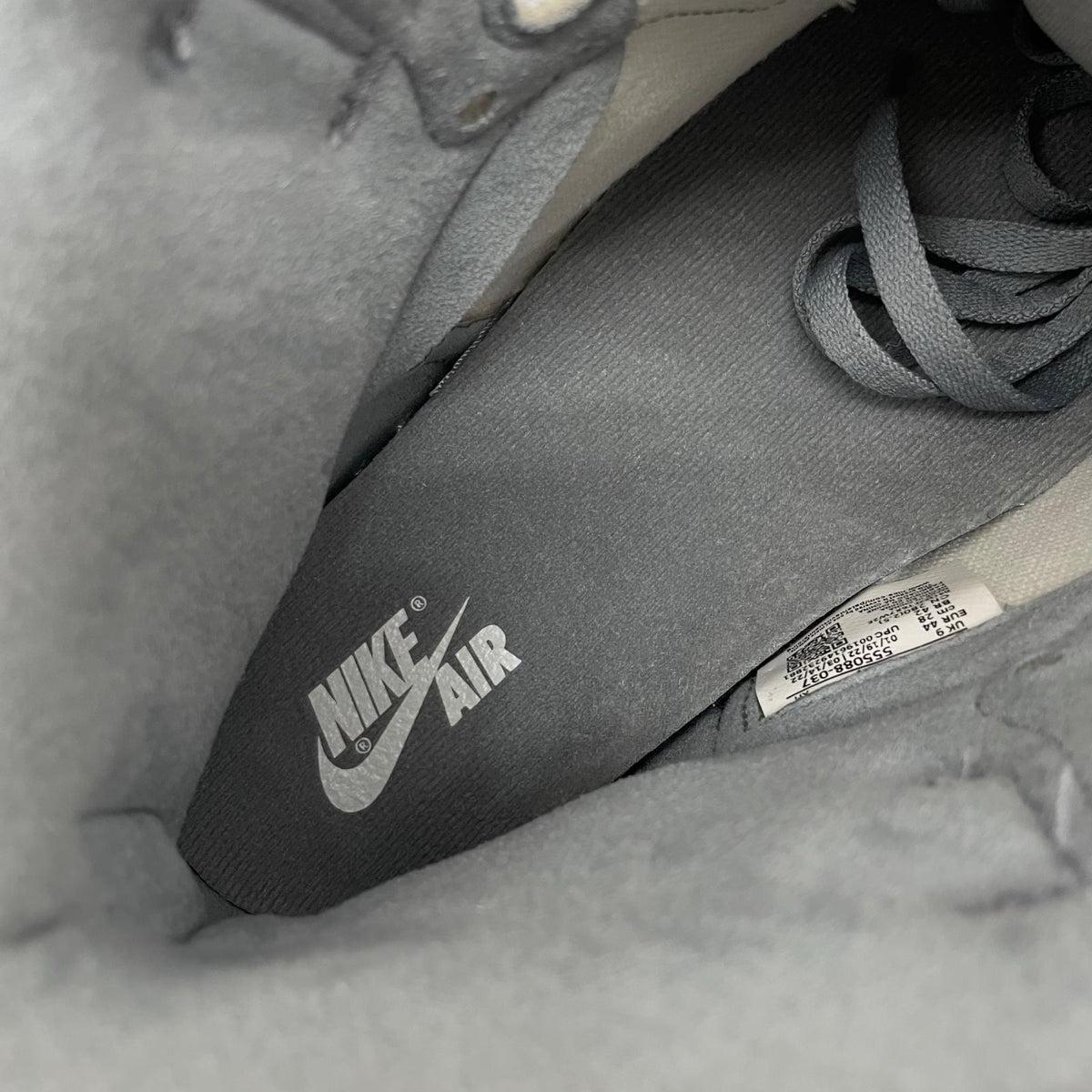 【中古】NIKE | ナイキ Air Jordan 1 High OG "Stealth"/エアジョーダン1 ハイ OG "ステルス"　スニーカー 靴　555088-037 グレー×ホワイト 28cm【尾張小牧店】