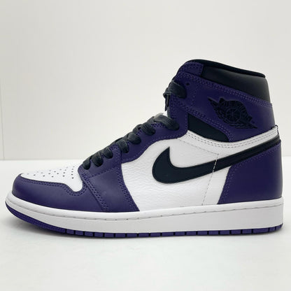 【中古】NIKE | ナイキ Air Jordan 1 Retro High OG "Court Purple/White/Black"　エアジョーダン1 レトロ ハイ OG "コートパープル/ホワイト/ブラック"　スニーカー 靴　555088-500 パープル×ホワイト×ブラック 27cm【尾張小牧店】