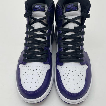 【中古】NIKE | ナイキ Air Jordan 1 Retro High OG "Court Purple/White/Black"　エアジョーダン1 レトロ ハイ OG "コートパープル/ホワイト/ブラック"　スニーカー 靴　555088-500 パープル×ホワイト×ブラック 27cm【尾張小牧店】