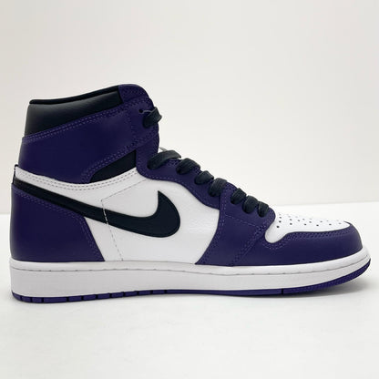 【中古】NIKE | ナイキ Air Jordan 1 Retro High OG "Court Purple/White/Black"　エアジョーダン1 レトロ ハイ OG "コートパープル/ホワイト/ブラック"　スニーカー 靴　555088-500 パープル×ホワイト×ブラック 27cm【尾張小牧店】