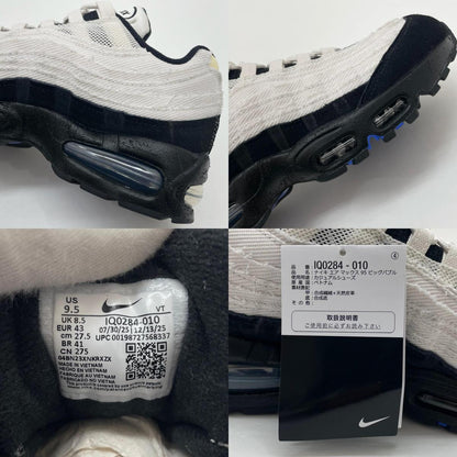 【中古】NIKE | ナイキ AIR MAX 95 BIG BUBBLE "Paris"/エアマックス95 ビッグバブル "パリ"　スニーカー 靴　IQ0284-010 ホワイト 27.5cm【尾張小牧店】