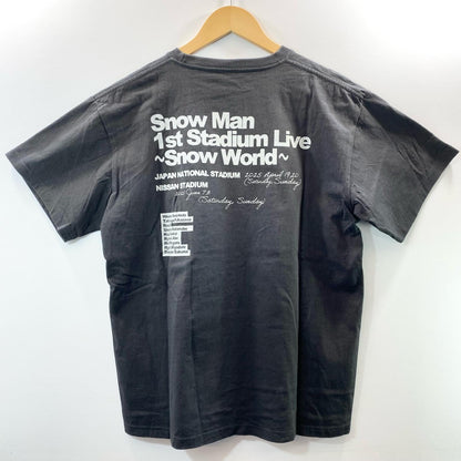 アイドルグッズ 【中古】Snow Man 1st Stadium Live Snow World Tシャツ 肖像ver.【尾張小牧店】【アイドル】【専】【ポスト投函】【代引き不可】【尾張小牧店】