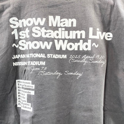 アイドルグッズ 【中古】Snow Man 1st Stadium Live Snow World Tシャツ 肖像ver.【尾張小牧店】【アイドル】【専】【ポスト投函】【代引き不可】【尾張小牧店】