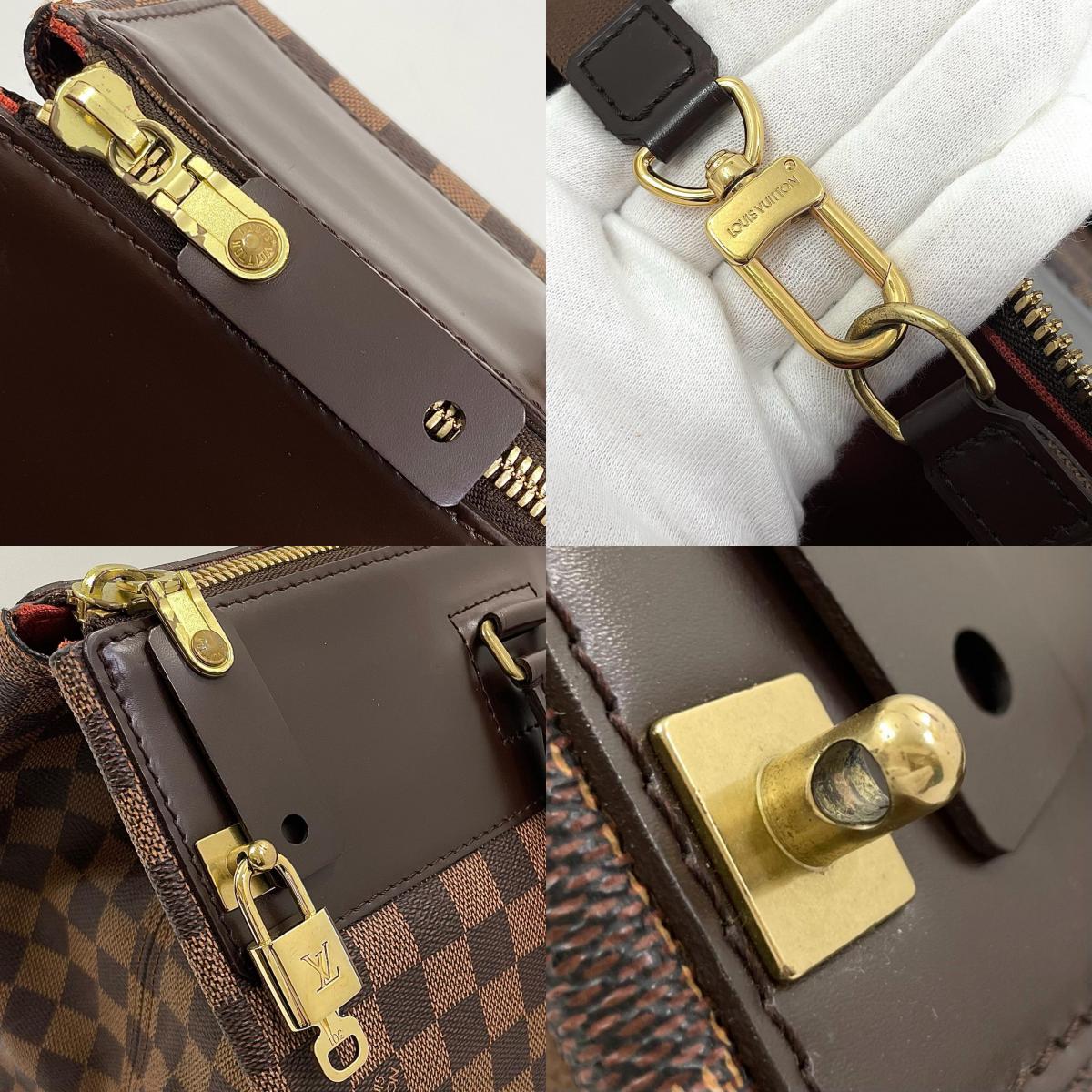 【中古】LOUIS VUITTON | ルイ・ヴィトン グリニッジPM ダミエ ハンドバッグ ボストンバッグ N41165 ブラウン【尾張小牧店】