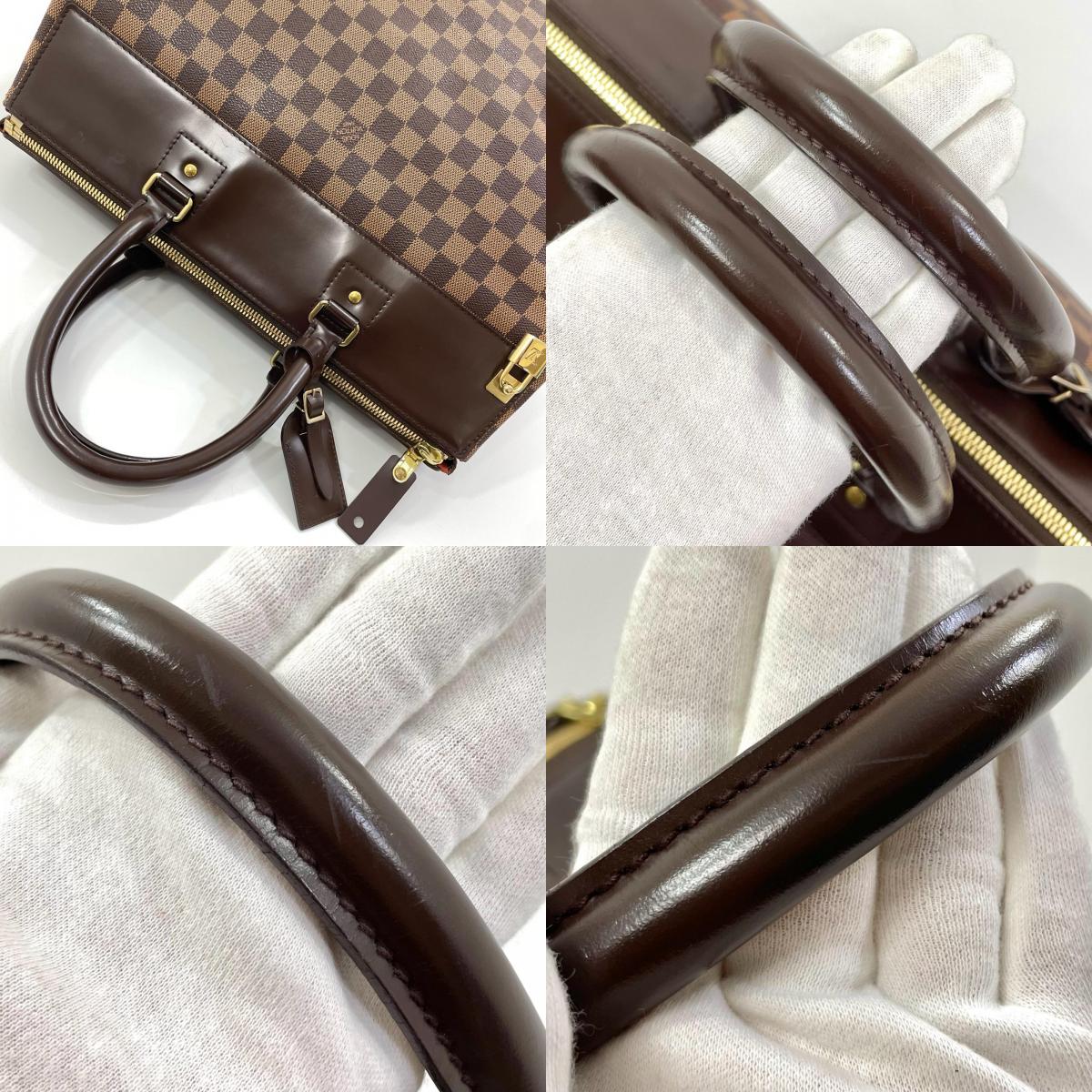 【中古】LOUIS VUITTON | ルイ・ヴィトン グリニッジPM ダミエ ハンドバッグ ボストンバッグ N41165 ブラウン【尾張小牧店】
