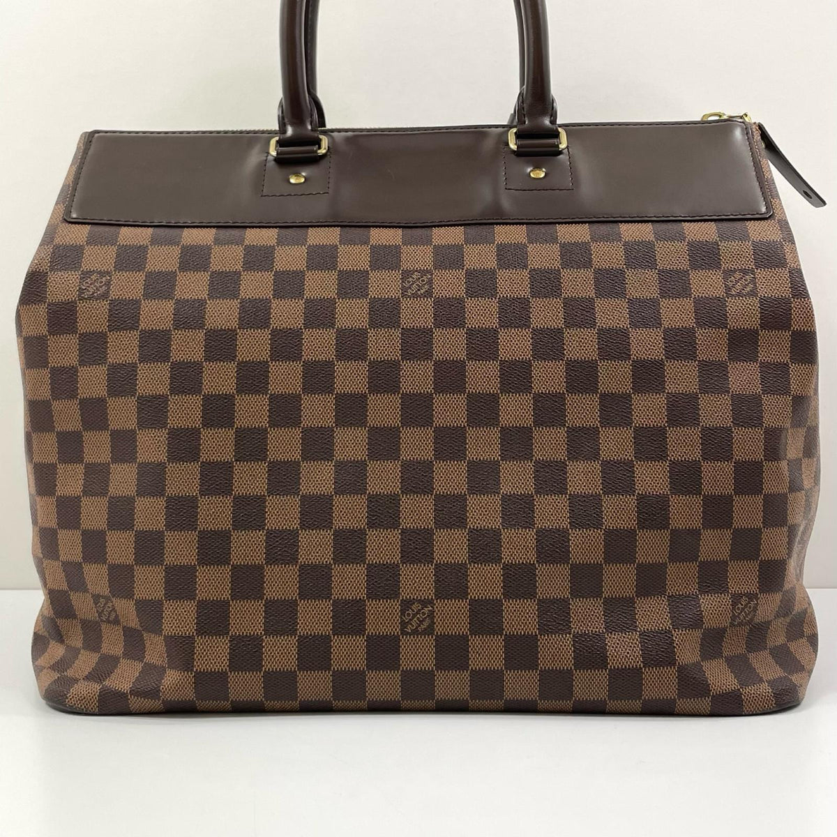 【中古】LOUIS VUITTON | ルイ・ヴィトン グリニッジPM ダミエ ハンドバッグ ボストンバッグ N41165 ブラウン【尾張小牧店】