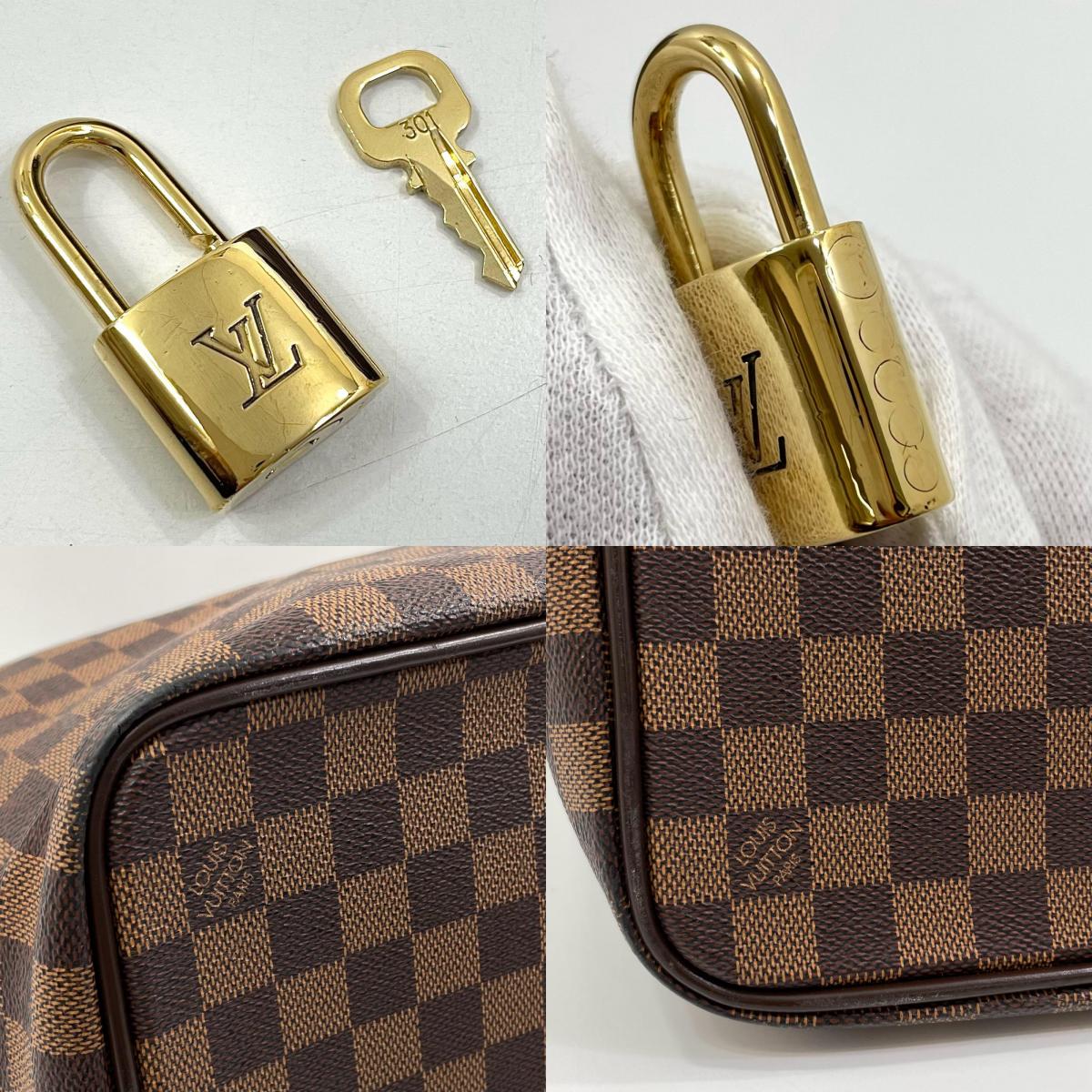 【中古】LOUIS VUITTON | ルイ・ヴィトン グリニッジPM ダミエ ハンドバッグ ボストンバッグ N41165 ブラウン【尾張小牧店】