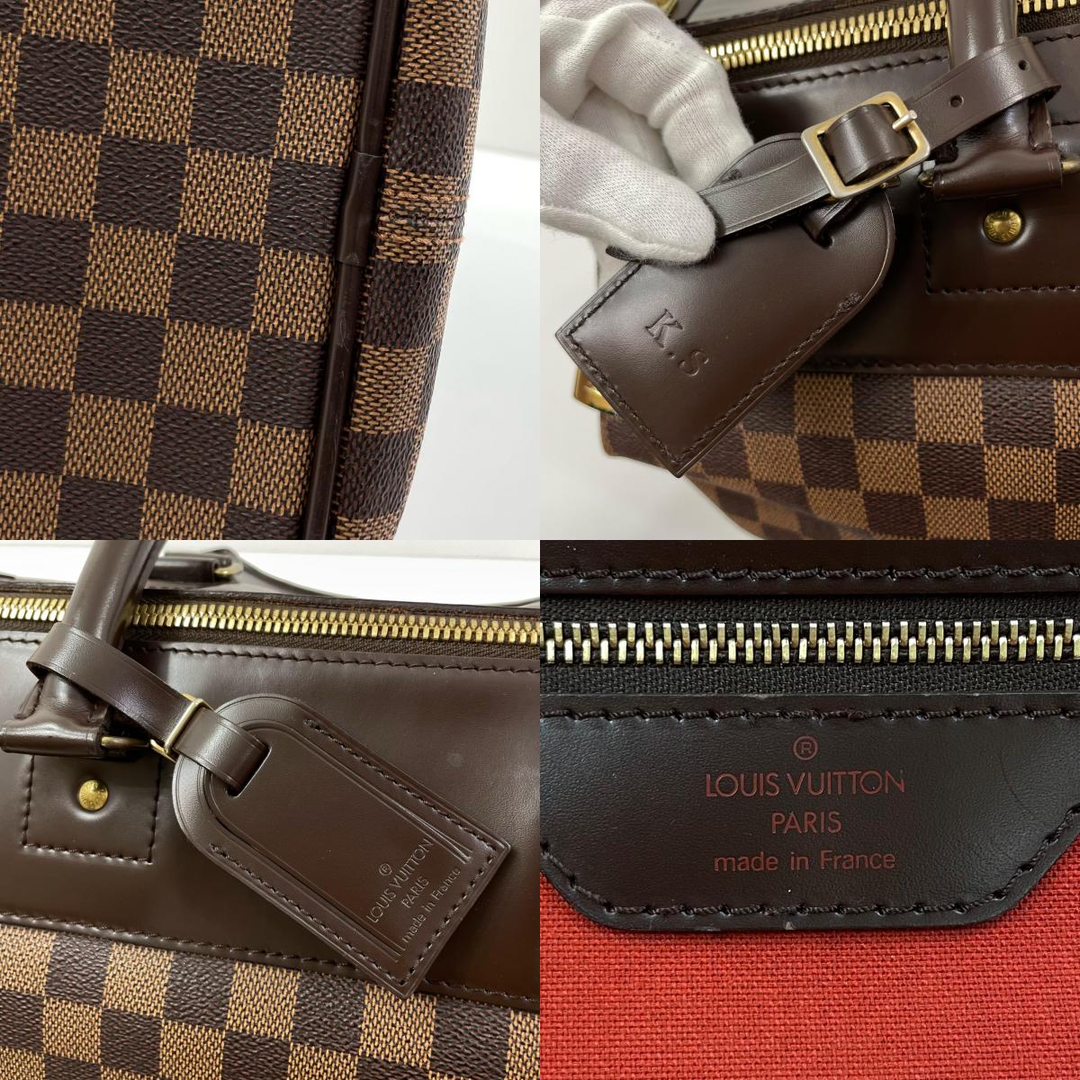 【中古】LOUIS VUITTON | ルイ・ヴィトン グリニッジPM ダミエ ハンドバッグ ボストンバッグ N41165 ブラウン【尾張小牧店】
