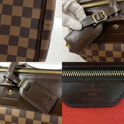 【中古】LOUIS VUITTON | ルイ・ヴィトン グリニッジPM ダミエ ハンドバッグ ボストンバッグ N41165 ブラウン【尾張小牧店】