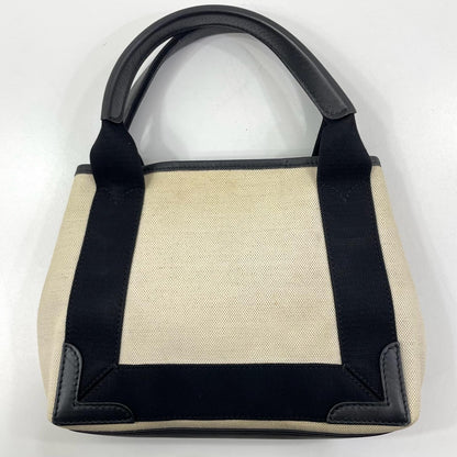 【中古】BALENCIAGA | バレンシアガ カバスXS キャンバス 2way ハンドバッグ ショルダーバッグ 390346 ホワイト×ブラック【尾張小牧店】