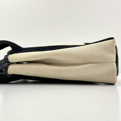【中古】BALENCIAGA | バレンシアガ カバスXS キャンバス 2way ハンドバッグ ショルダーバッグ 390346 ホワイト×ブラック【尾張小牧店】