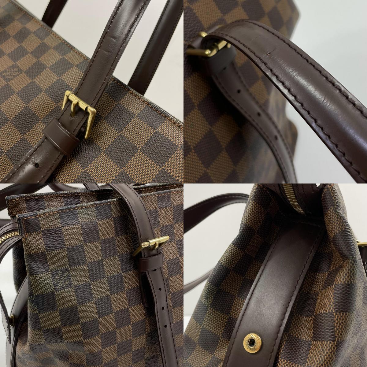 【中古】LOUIS VUITTON | ルイ・ヴィトン チェルシー ダミエ キャンバス トートバッグ N51119 ブラウン【尾張小牧店】