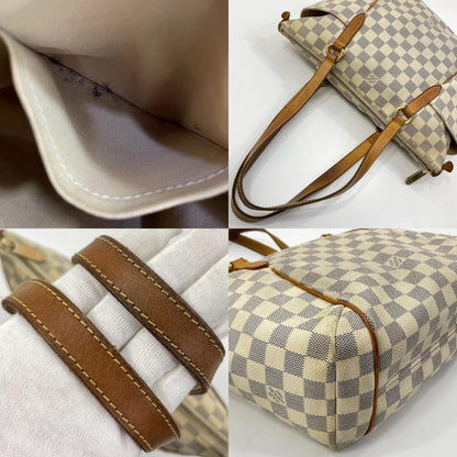 【中古】LOUIS VUITTON | ルイ・ヴィトン トータリーPM ダミエ アズール トートバッグ N51261 ホワイト【尾張小牧店】
