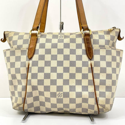 【中古】LOUIS VUITTON | ルイ・ヴィトン トータリーPM ダミエ アズール トートバッグ N51261 ホワイト【尾張小牧店】
