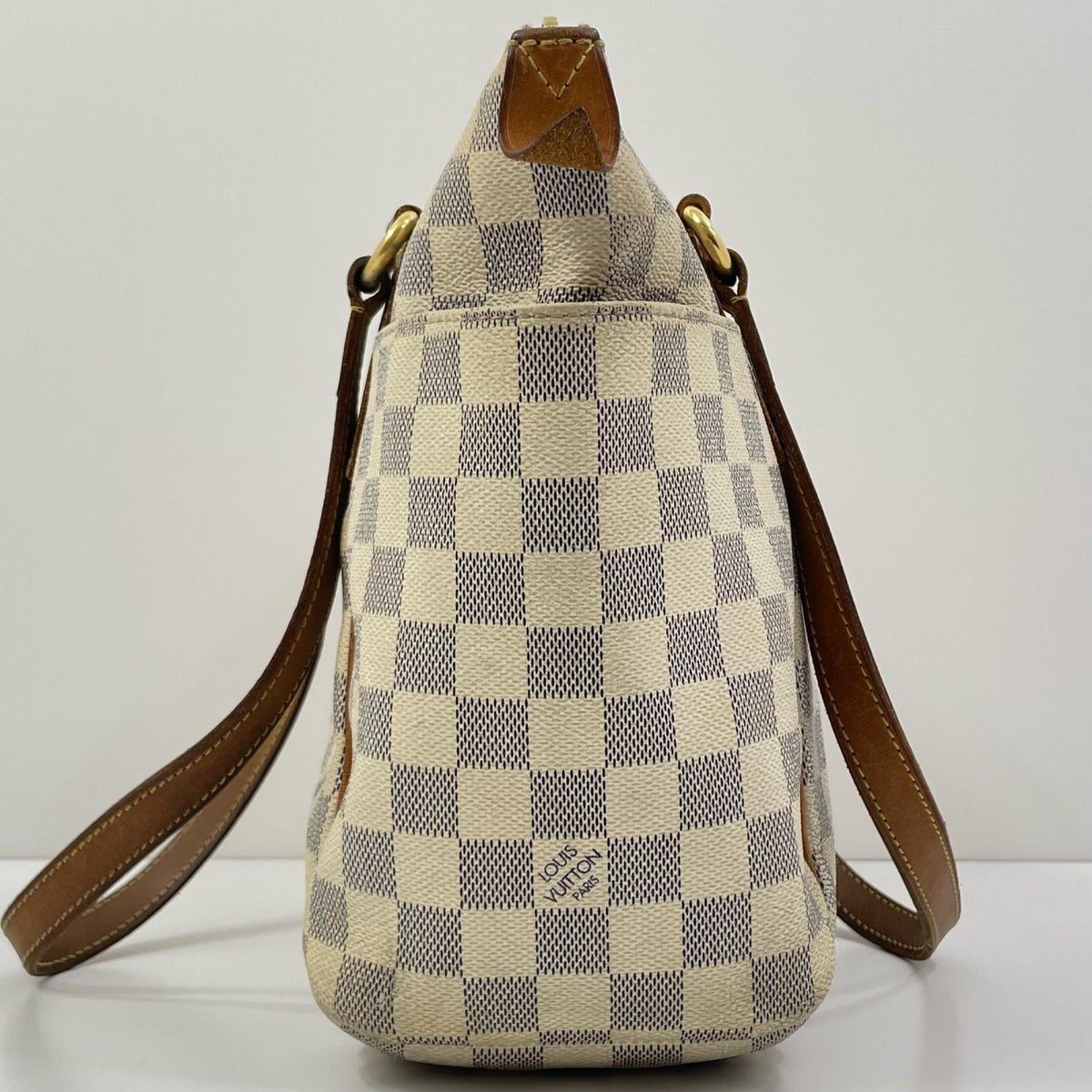【中古】LOUIS VUITTON | ルイ・ヴィトン トータリーPM ダミエ アズール トートバッグ N51261 ホワイト【尾張小牧店】