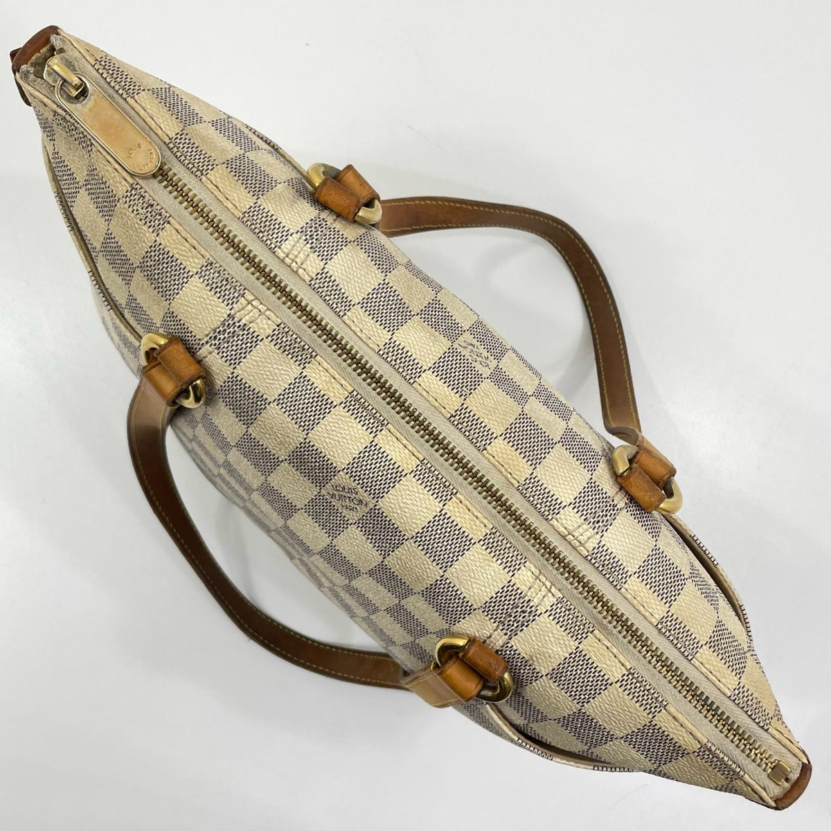【中古】LOUIS VUITTON | ルイ・ヴィトン トータリーPM ダミエ アズール トートバッグ N51261 ホワイト【尾張小牧店】