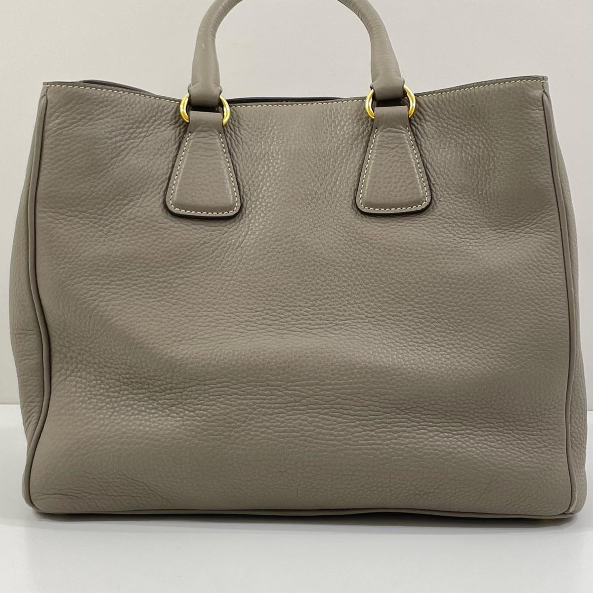 【中古】PRADA | プラダ ヴィッテロダイノ 2way ハンドバッグ ショルダーバッグ グレー【尾張小牧店】
