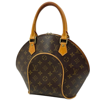 【中古】LOUIS VUITTON | ルイ・ヴィトン エリプスPM モノグラム ハンドバッグ カナデ 南京錠 M51127 ブラウン【尾張小牧店】