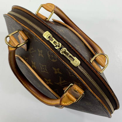 【中古】LOUIS VUITTON | ルイ・ヴィトン エリプスPM モノグラム ハンドバッグ カナデ 南京錠 M51127 ブラウン【尾張小牧店】