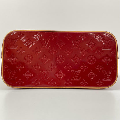 【中古】LOUIS VUITTON | ルイ・ヴィトン ヒューストン モノグラム ヴェルニ トートバッグ ショルダーバッグ M91385 レッド【尾張小牧店】