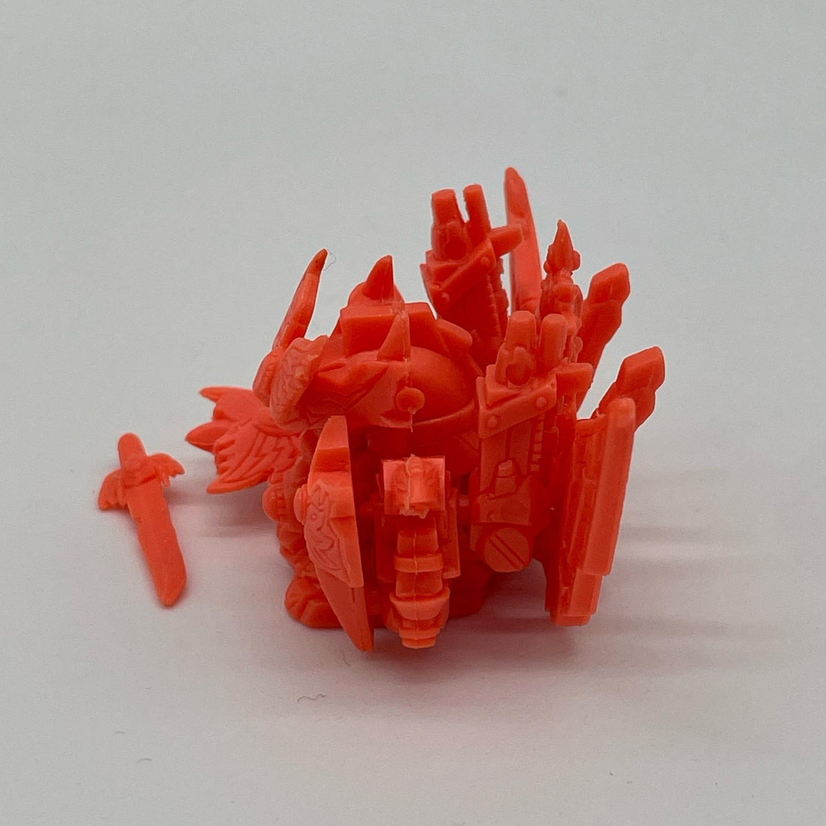 SDガンダム戦国伝 天下統一編／四代目頑駄無大将軍の橙（オレンジ） ガン消し(ガンダム消しゴム) 【尾張小牧店】