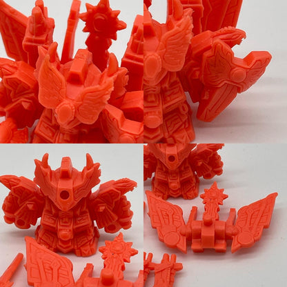 SDガンダム戦国伝 天下統一編／四代目頑駄無大将軍の橙（オレンジ） ガン消し(ガンダム消しゴム) 【尾張小牧店】