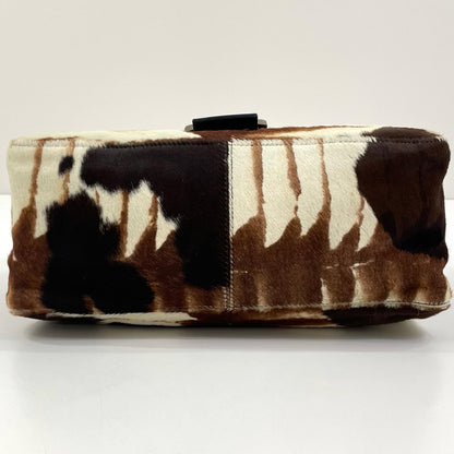 【中古】FENDI | フェンディ マンマバケット ハラコ アニマル柄 ワンショルダーバッグ ブラウン【尾張小牧店】