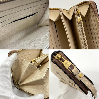 【中古】LOUIS VUITTON | ルイ・ヴィトン ジッピー バイカラー モノグラム アンプラント ラウンドファスナー 長財布 M80116 ホワイト クレーム×ボワドローズ【尾張小牧店】