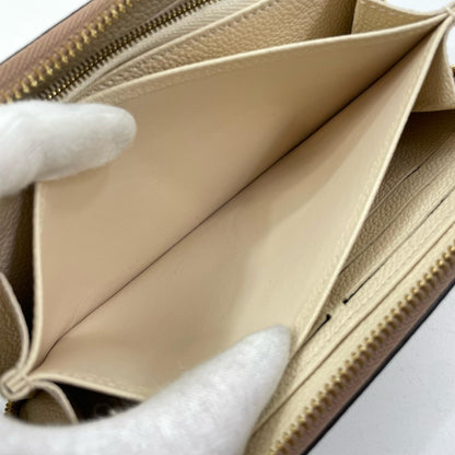 【中古】LOUIS VUITTON | ルイ・ヴィトン ジッピー バイカラー モノグラム アンプラント ラウンドファスナー 長財布 M80116 ホワイト クレーム×ボワドローズ【尾張小牧店】