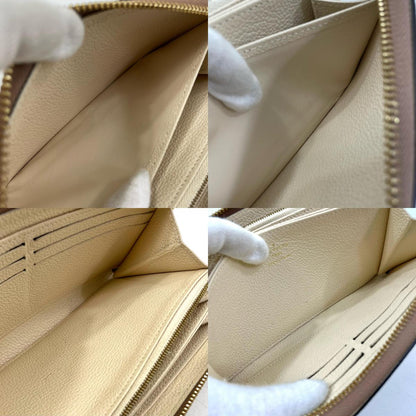 【中古】LOUIS VUITTON | ルイ・ヴィトン ジッピー バイカラー モノグラム アンプラント ラウンドファスナー 長財布 M80116 ホワイト クレーム×ボワドローズ【尾張小牧店】