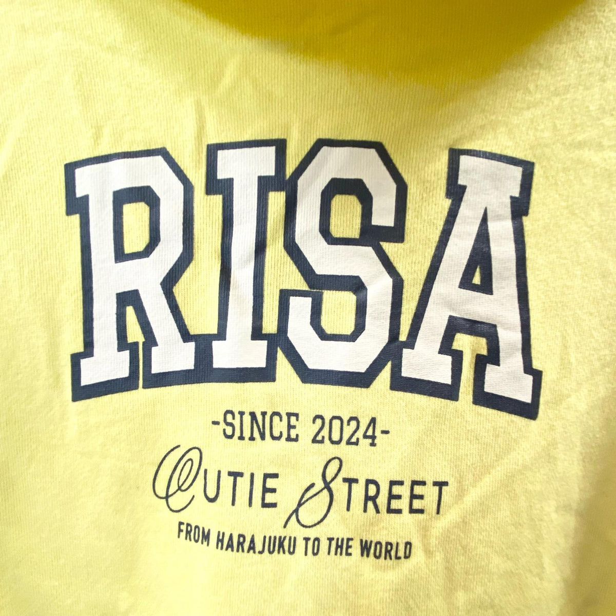 アイドルグッズ 【中古】CUTIE STREET 古澤里紗 OSHI API Zip-up hoodie【尾張小牧店】【アイドル】【専】【尾張小牧店】