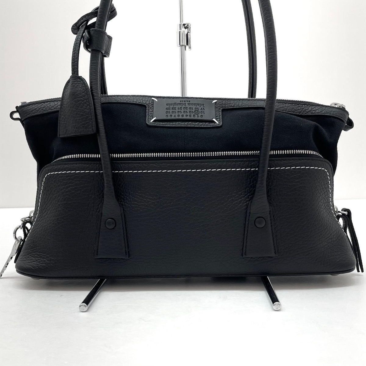 【中古】Maison Margiela | メゾンマルジェラ 5AC SHOULDER EAST WEAT ハンドバッグ SB1ZH0007-P8833 ブラック【尾張小牧店】