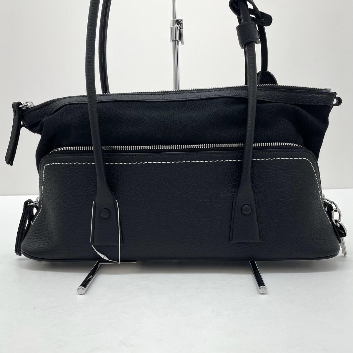 【中古】Maison Margiela | メゾンマルジェラ 5AC SHOULDER EAST WEAT ハンドバッグ SB1ZH0007-P8833 ブラック【尾張小牧店】