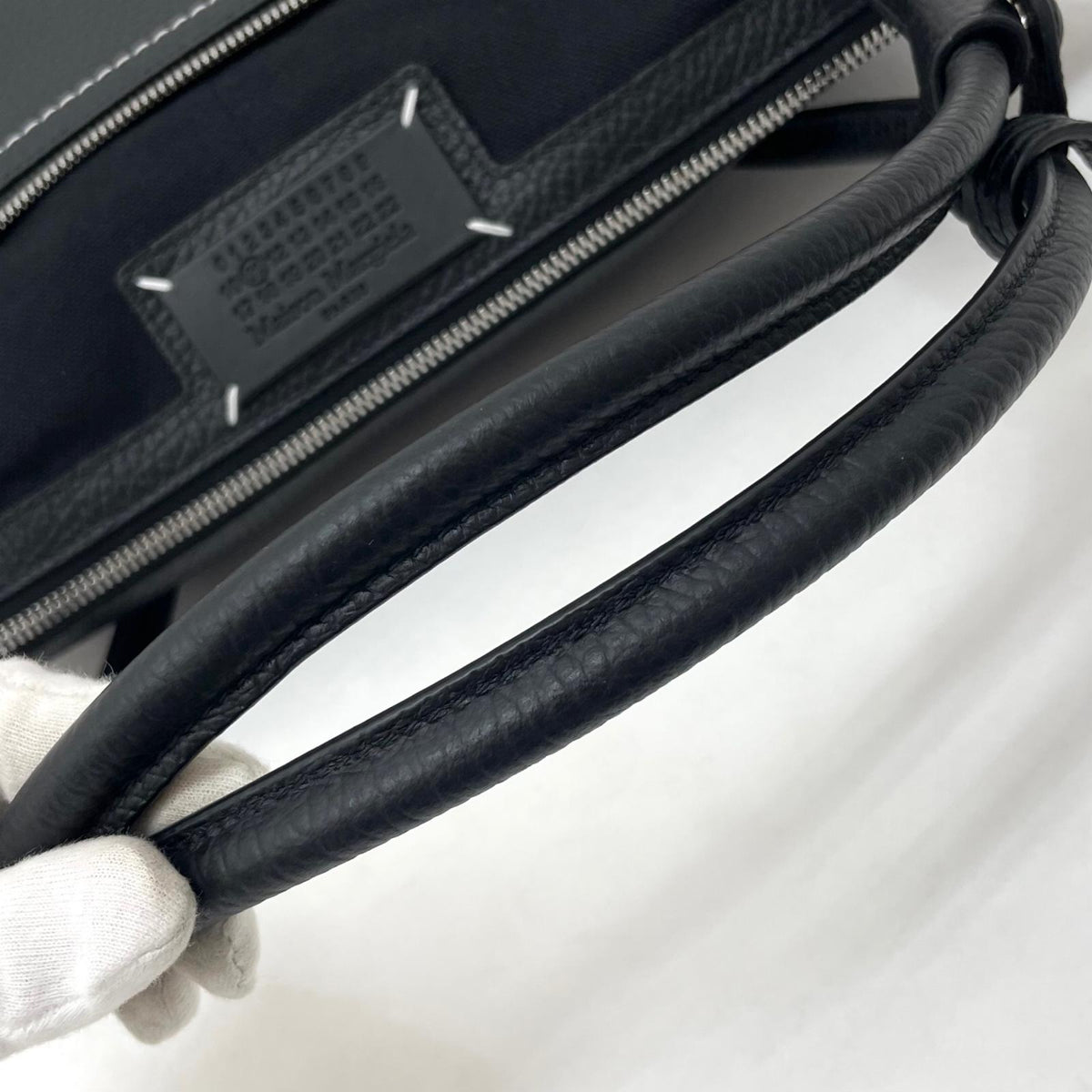 【中古】Maison Margiela | メゾンマルジェラ 5AC SHOULDER EAST WEAT ハンドバッグ SB1ZH0007-P8833 ブラック【尾張小牧店】