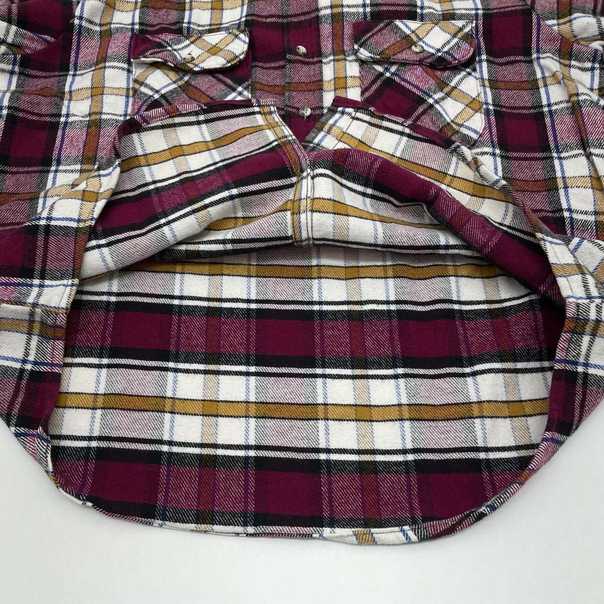 【中古】FIVE BROTHER | ファイブブラザー　90s チェック柄長袖シャツ ヘビーネルシャツ/CPOシャツ　マルチカラー サイズ：XL【尾張小牧店】