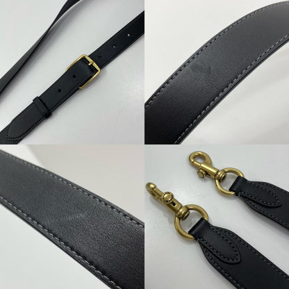 【中古】COACH | コーチ エンパイアキャリーオール35 グラブタン・レザー 2way ハンドバッグ ショルダーバッグ CU043 ブラック【尾張小牧店】