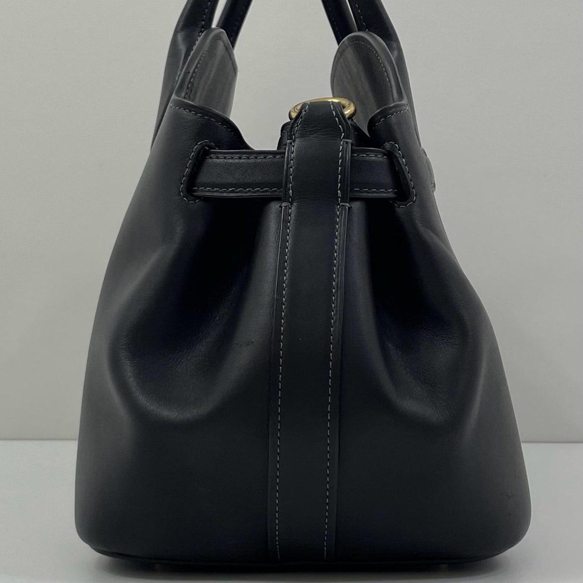 【中古】COACH | コーチ エンパイアキャリーオール35 グラブタン・レザー 2way ハンドバッグ ショルダーバッグ CU043 ブラック【尾張小牧店】