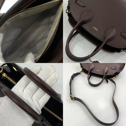 【中古】COACH | コーチ エンパイアキャリーオール35 グラブタン・レザー 2way ハンドバッグ ショルダーバッグ CU043 ブラウン【尾張小牧店】
