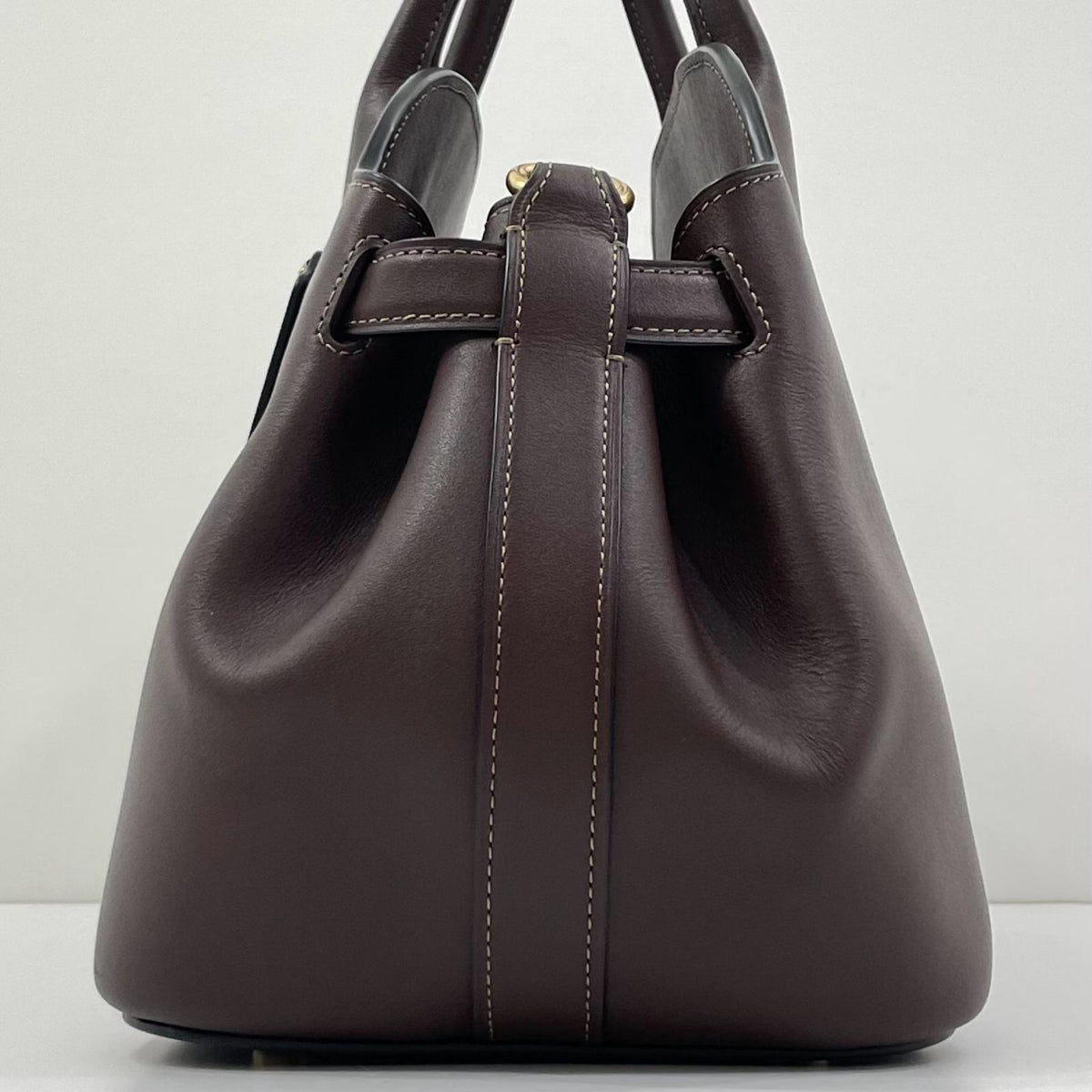 【中古】COACH | コーチ エンパイアキャリーオール35 グラブタン・レザー 2way ハンドバッグ ショルダーバッグ CU043 ブラウン【尾張小牧店】