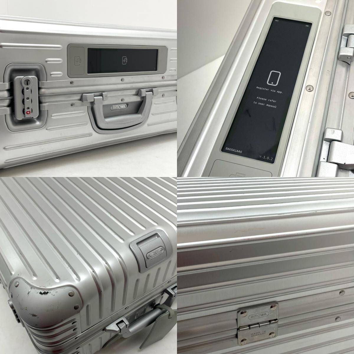 【中古】RIMOWA | リモワ　TOPAS 63 E-TAG キャリーバッグ スーツケース　シルバー【尾張小牧店】【専】