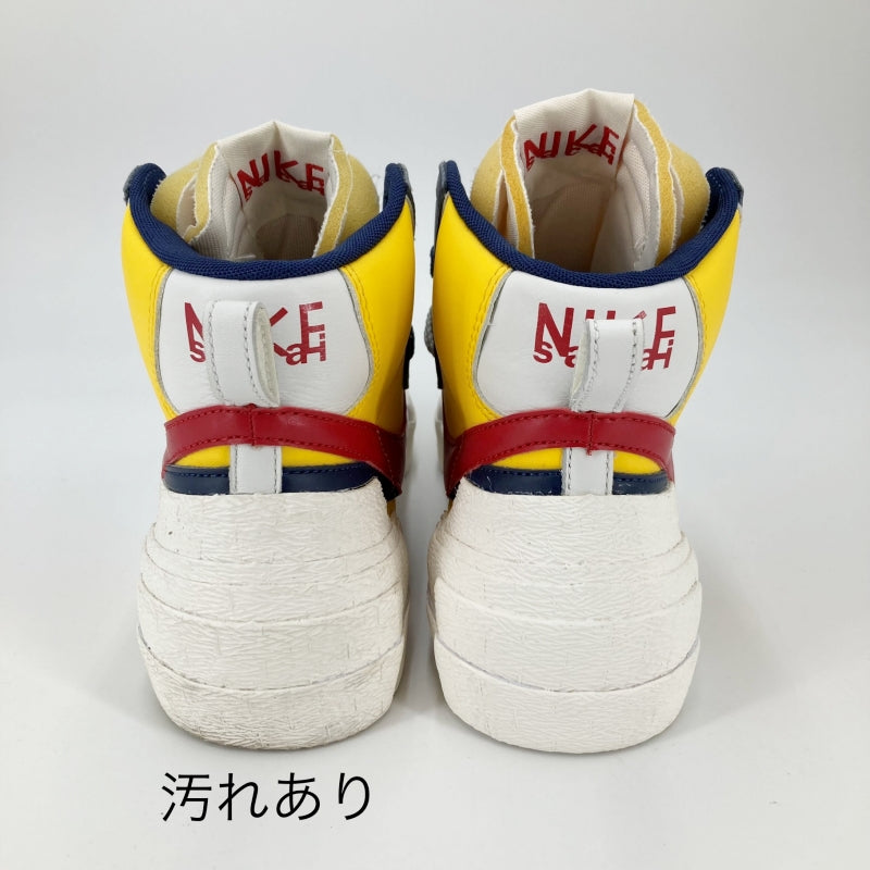 NIKE | ナイキ blazer mid/sacai スニーカー イエロー 27cm【イオン広店】