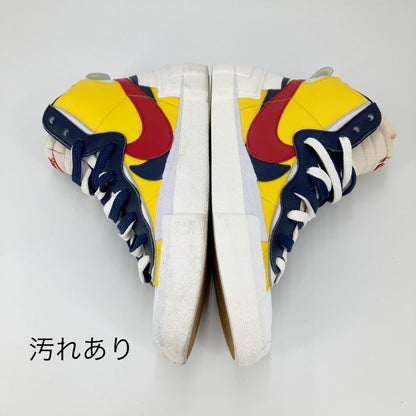 NIKE | ナイキ blazer mid/sacai スニーカー イエロー 27cm【イオン広店】