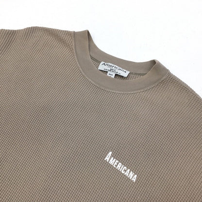 AMERICANA | アメリカーナ サイドジップサーマルワンピース ワンピース ベージュ【加古川店】