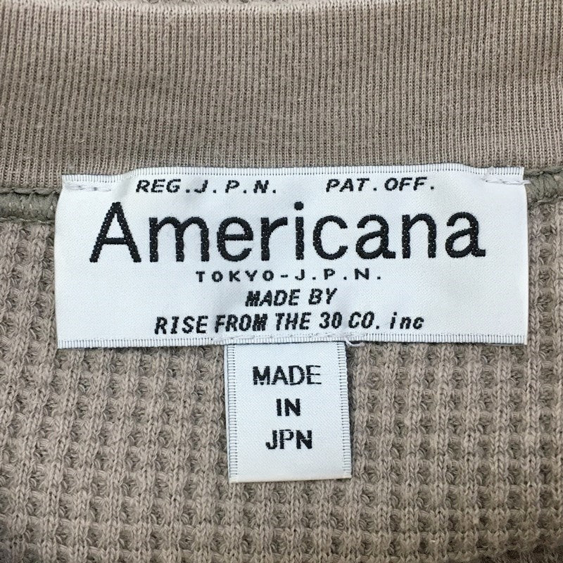 AMERICANA | アメリカーナ サイドジップサーマルワンピース ワンピース ベージュ【加古川店】
