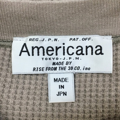 AMERICANA | アメリカーナ サイドジップサーマルワンピース ワンピース ベージュ【加古川店】