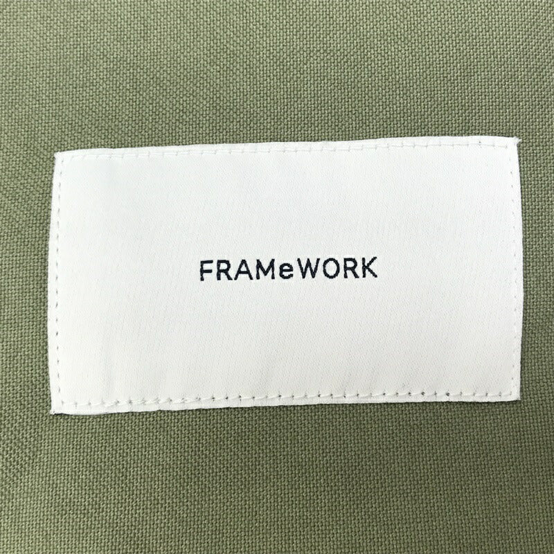 FRAMeWORK | フレームワーク ミリタリーブルゾン ミリタリージャケット 23-011-220-3020-1-0 カーキ【加古川店】